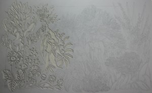 New Zealand Wildflowers Linocut Block - Part 1