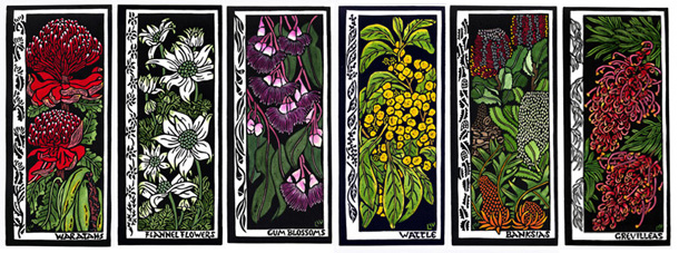 Australian Wildflowers Card Set of 6