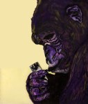 Gorilla Drawing Illustration