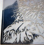 Lino printing - ink transfer