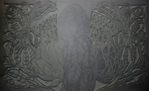 Waratahs Linoblock - Linocut 2