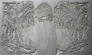 Waratahs Linocut - Linoblock Carving 3