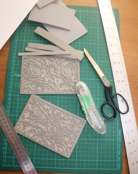 Preparing Linocut Blocks for Printing 1